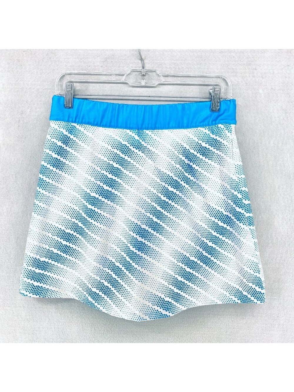 Tommy Armour Golf Skirt Womens M Blue Pull On Dry Logic Mini Preppy